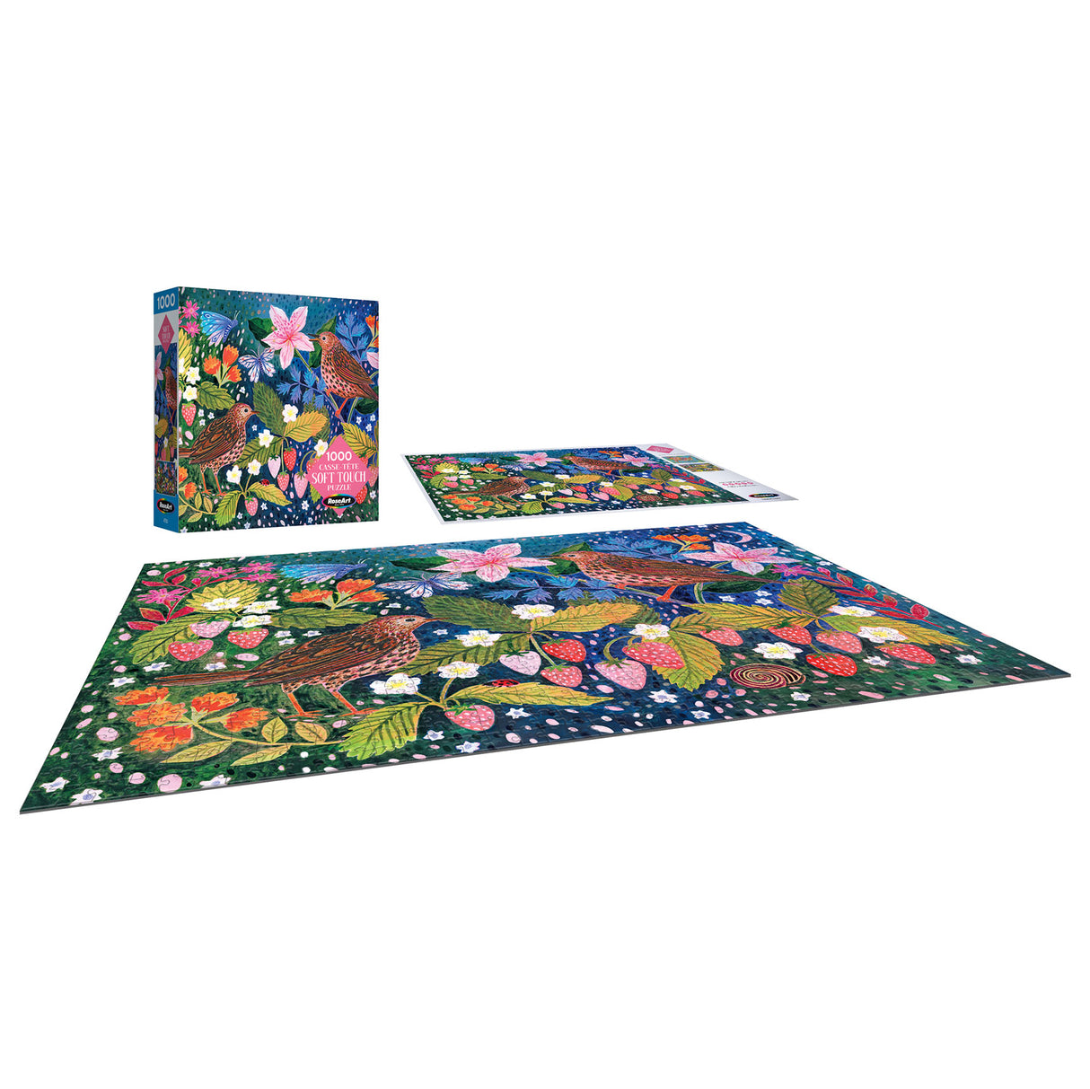 Rompecabezas suave al tacto del ladrón de fresas