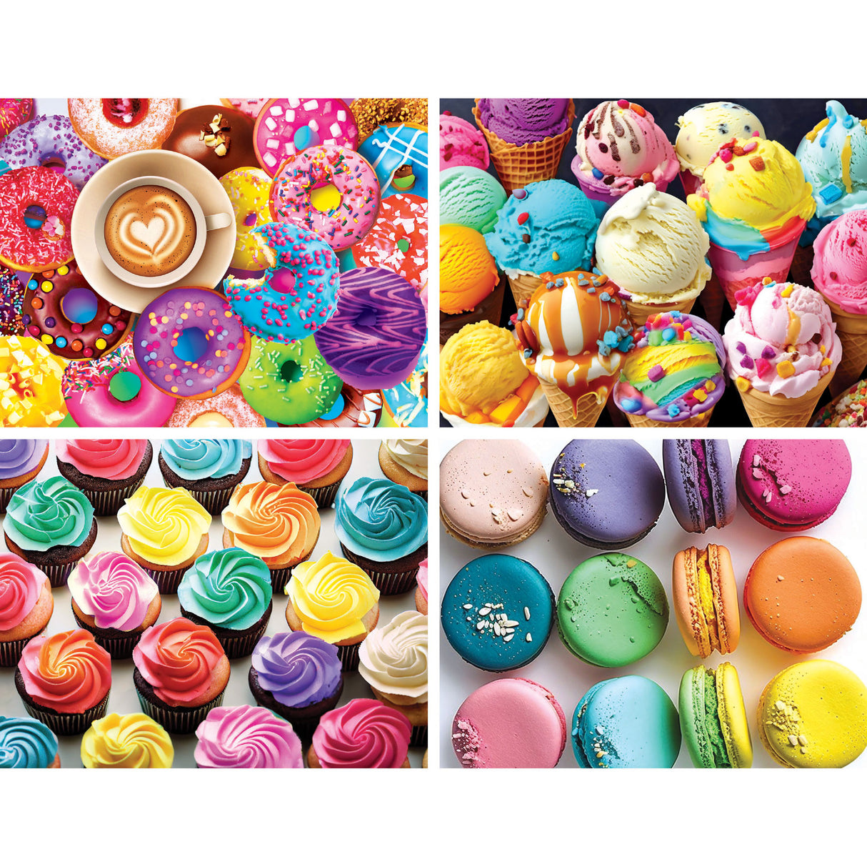 Foodie 4 in 1 Puzzle Set