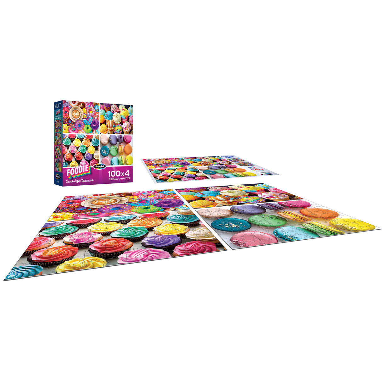 Foodie 4 in 1 Puzzle Set