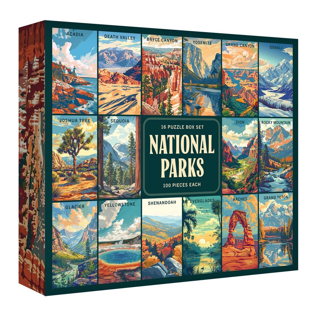 National Parks Jigsaw Puzzle Box Set
