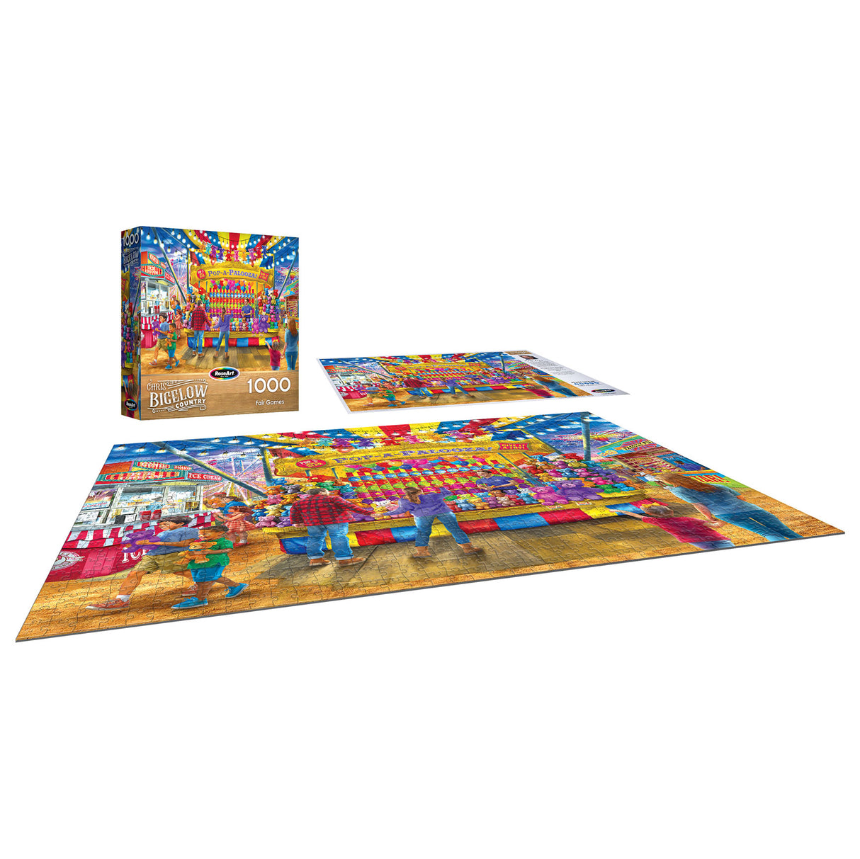 Rompecabezas de juegos de feria