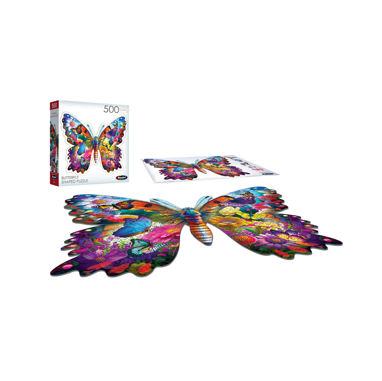 Butterfly Shaped Jigsaw Puzzle