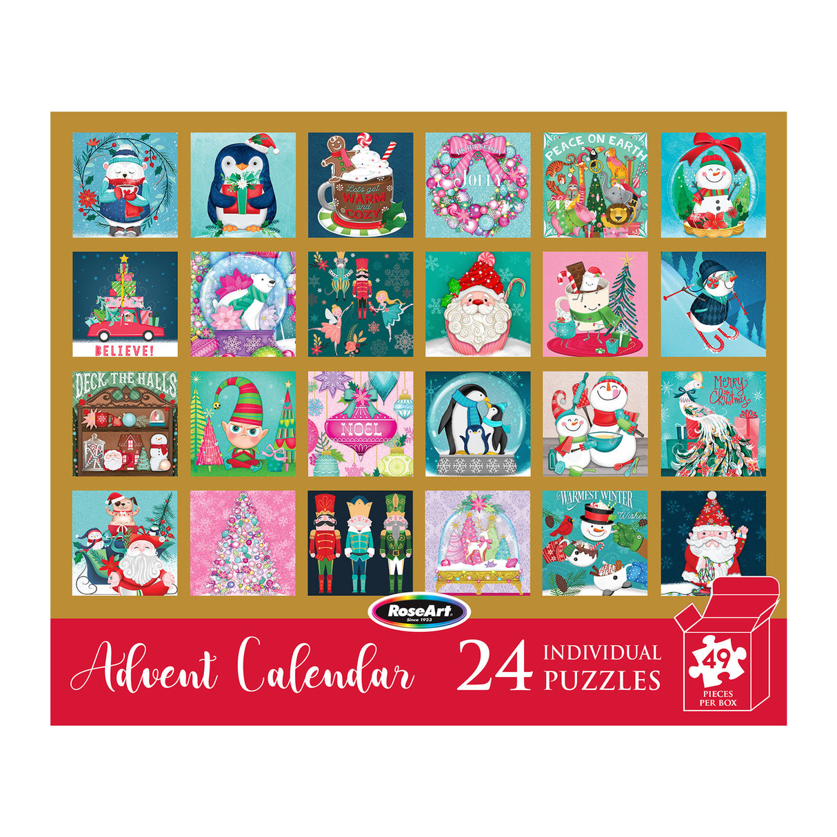 24 Day Advent Calendar Puzzle Set