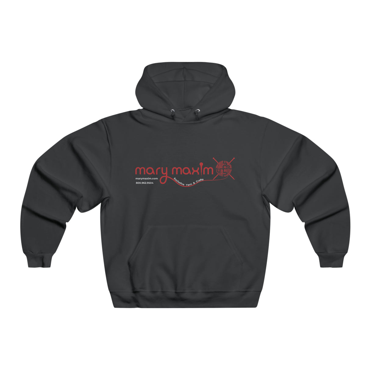 Mary Maxim Hoodie - Red Logo - Unisex