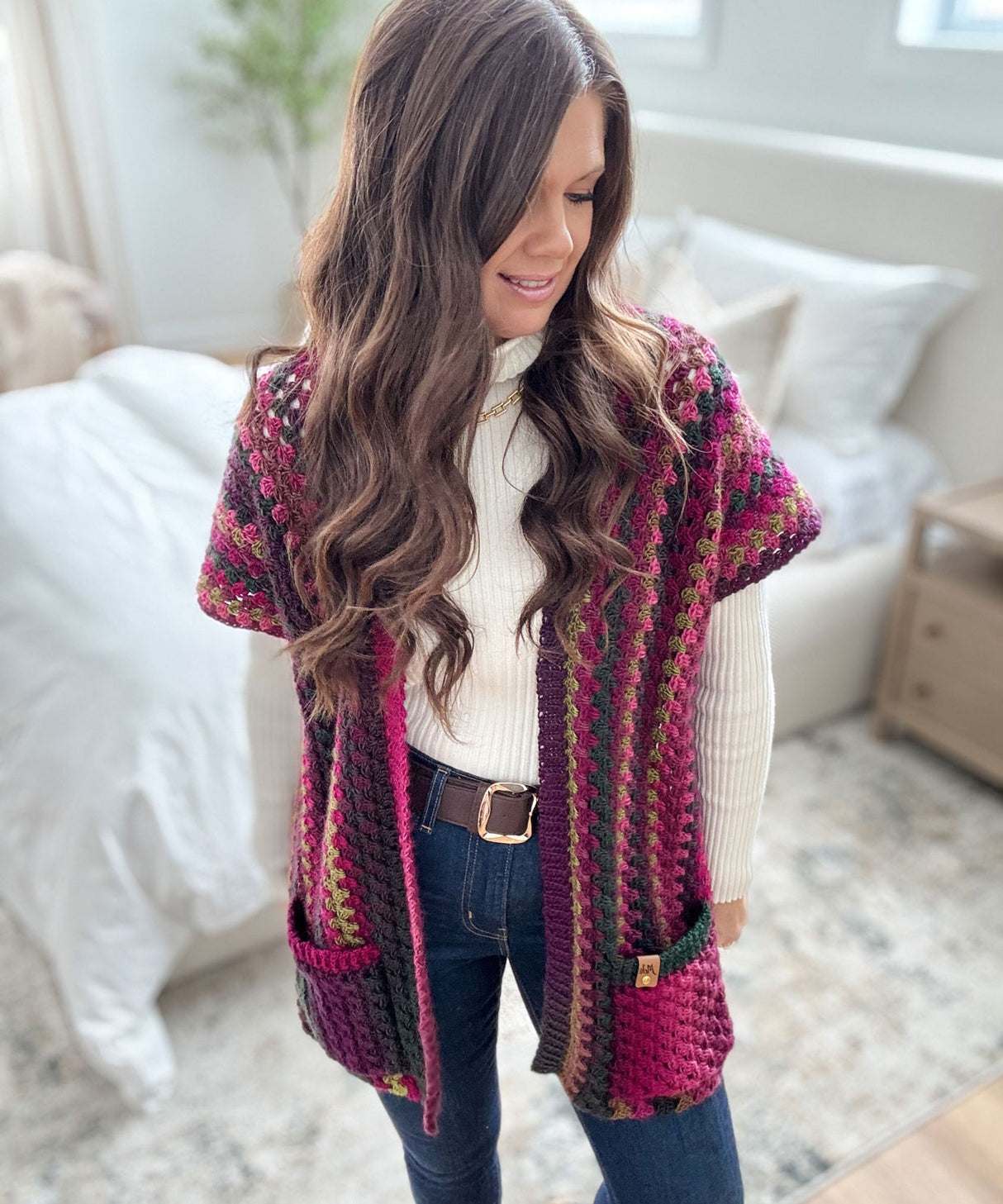 Short Granny Pop Ruana