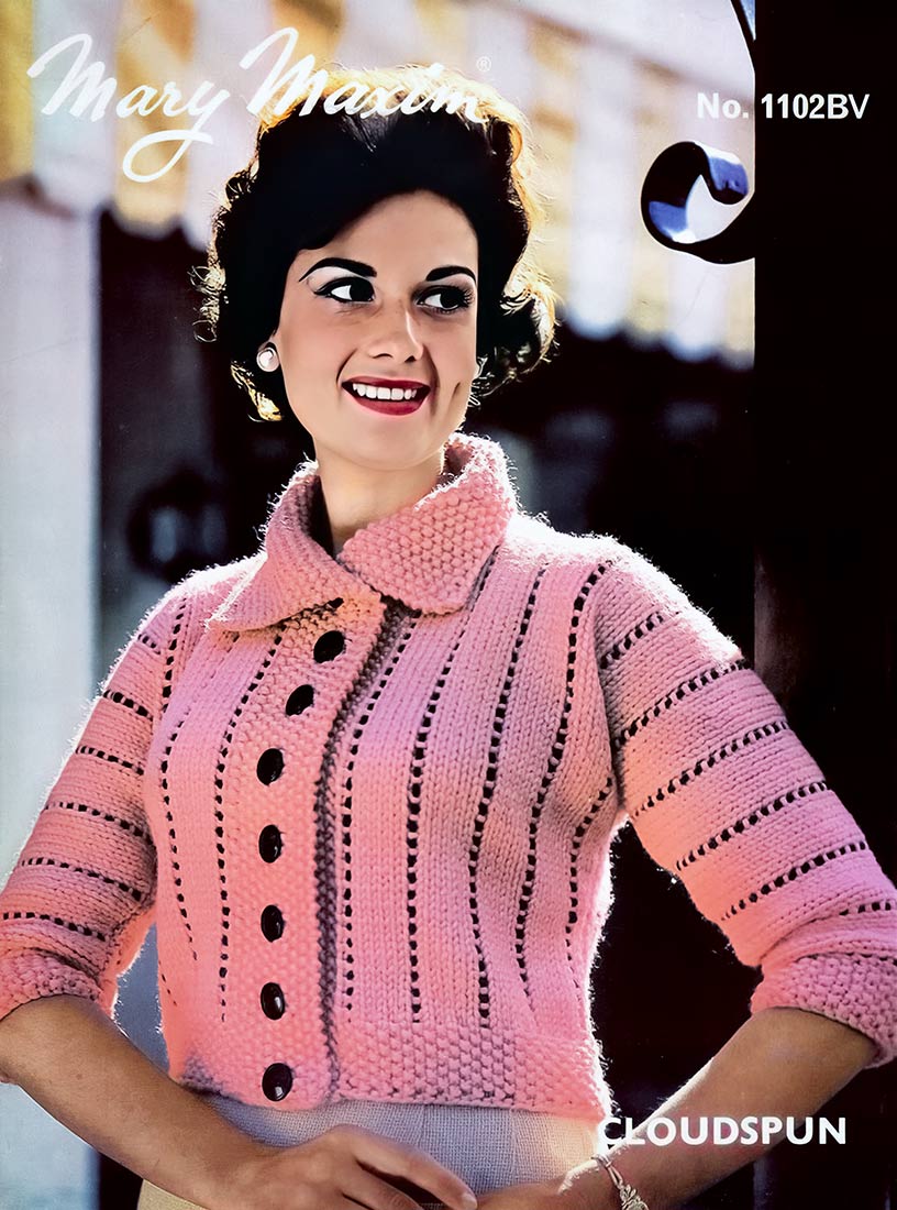 Patrón de cárdigan para mujer