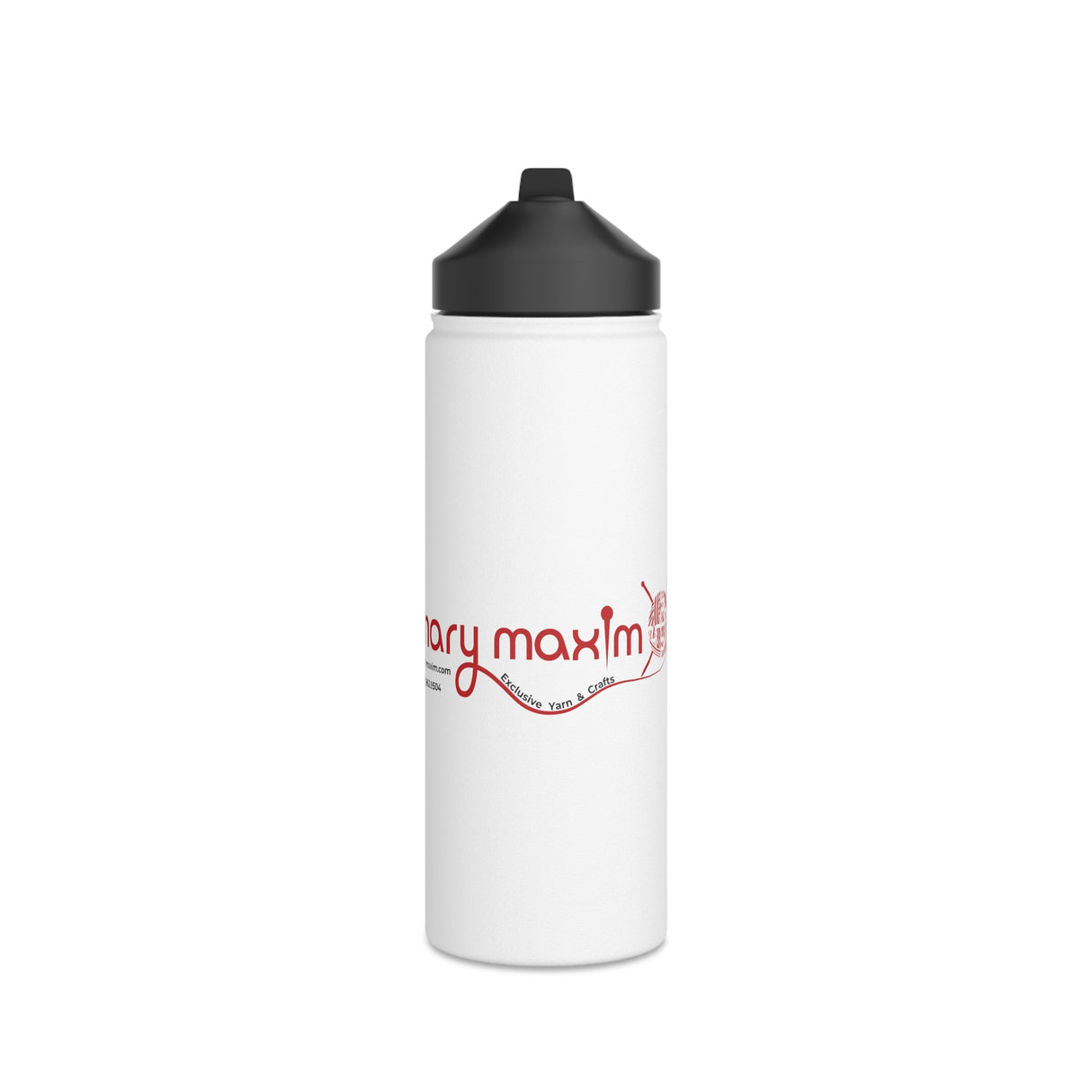 Mary Maxim Stainless Steel Water Bottle