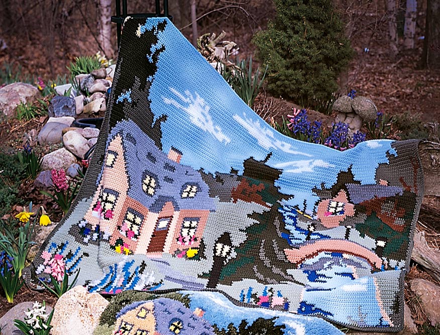 English Cottage Afghan Pattern