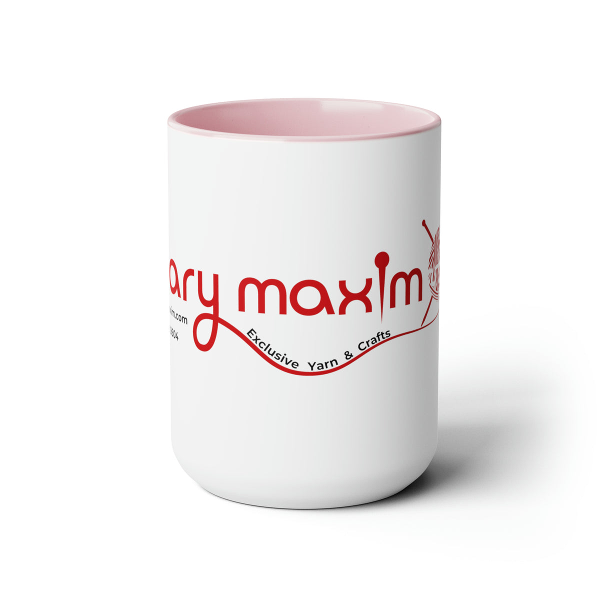 Mary Maxim Two-Tone Coffee Mugs - 15oz