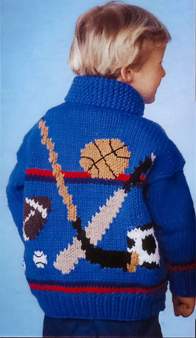 Child's Sports Cardigan Pattern
