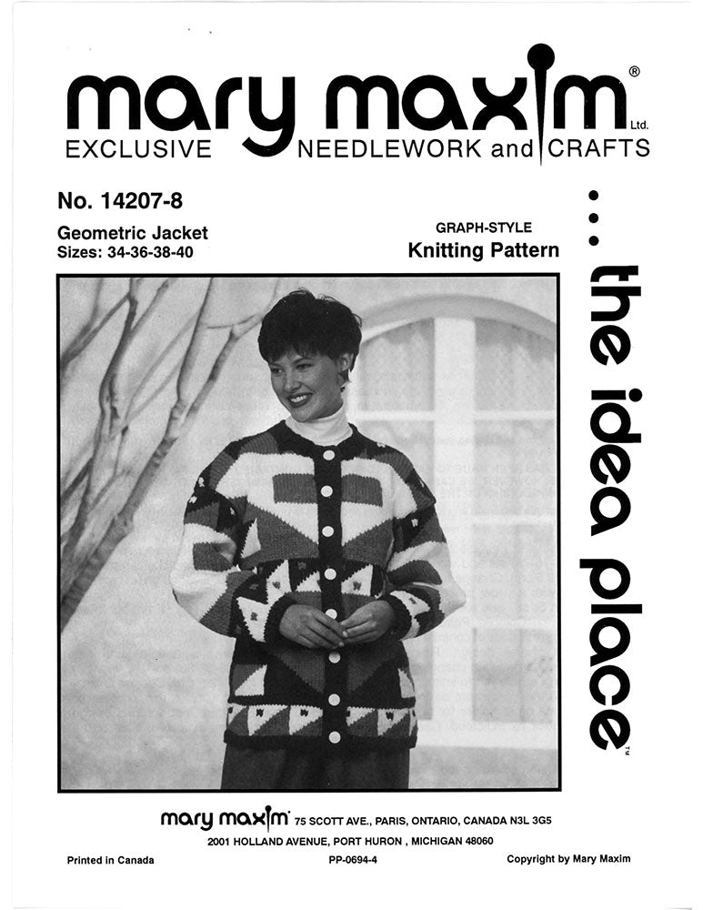 Geometric Jacket Pattern