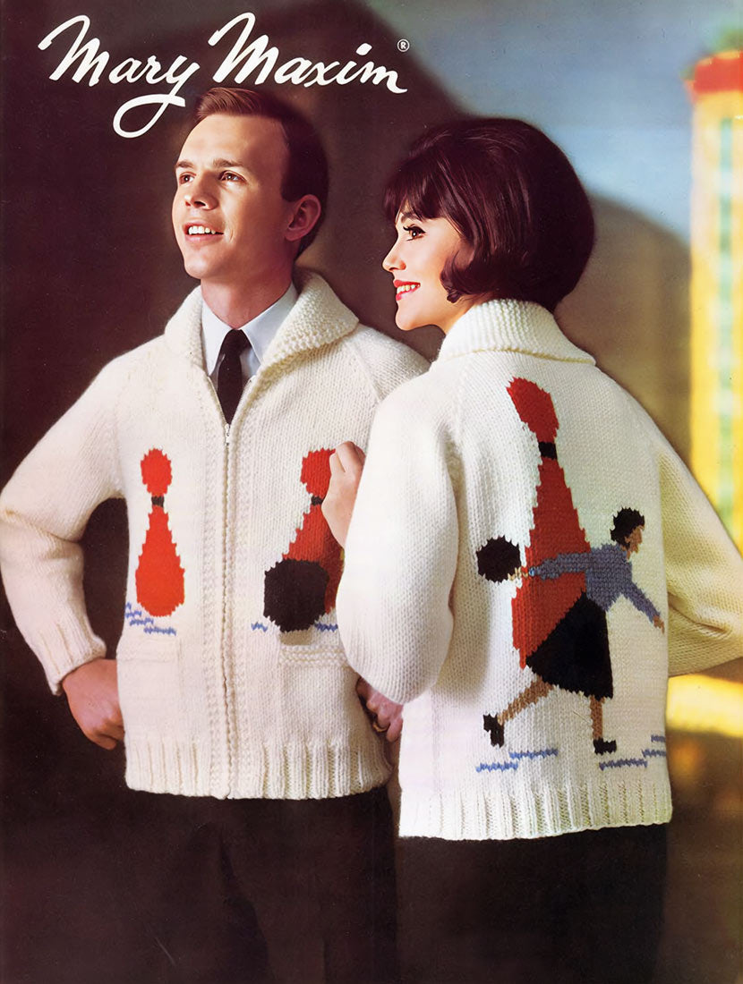 Men's or Ladies' Bowler Cardigan Pattern