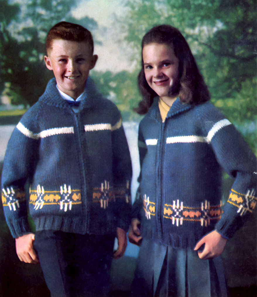 Modèle de cardigan pour enfants