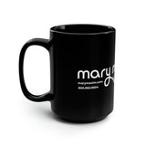 Mary Maxim Black Mug - 15oz