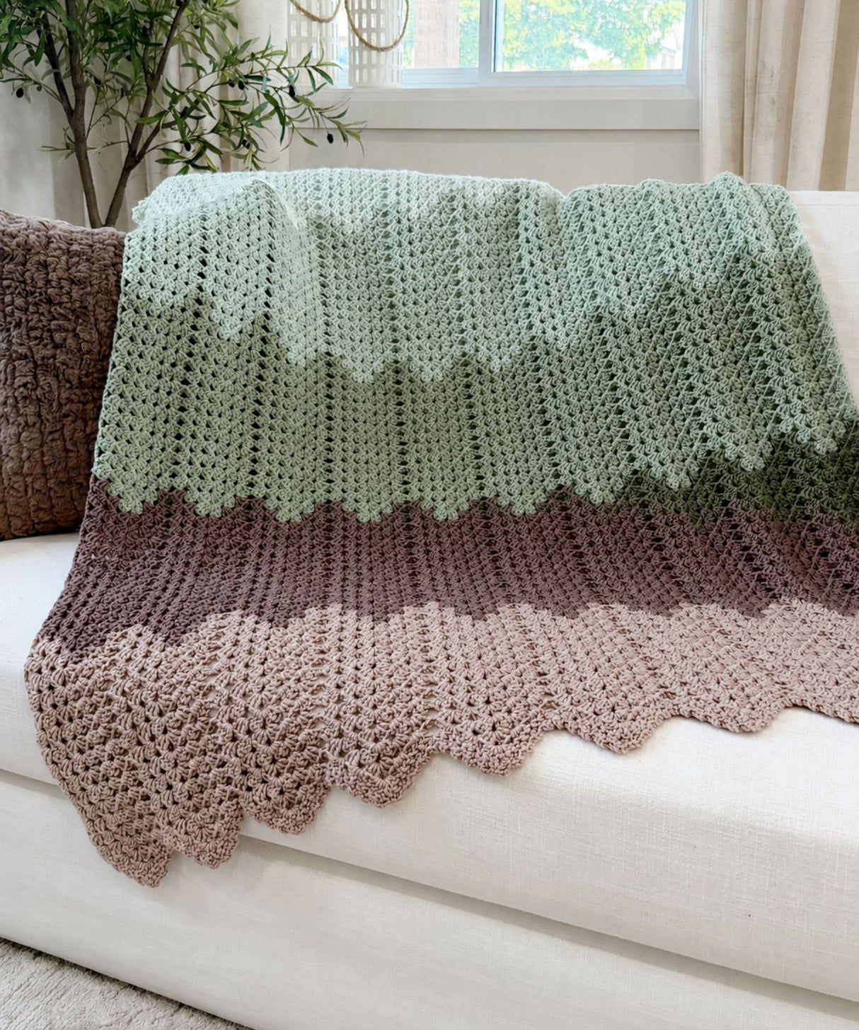 Timeless Granny Ripple Blanket