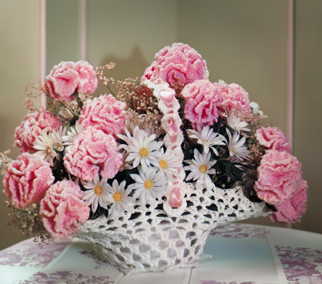 Basket and Carnations Pattern