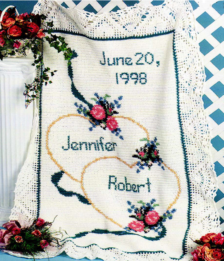 Wedding Sampler Afghan Pattern