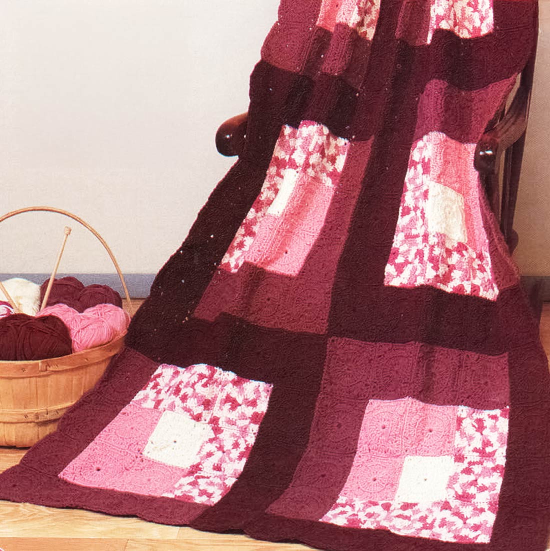 Log Cabin Afghan Pattern