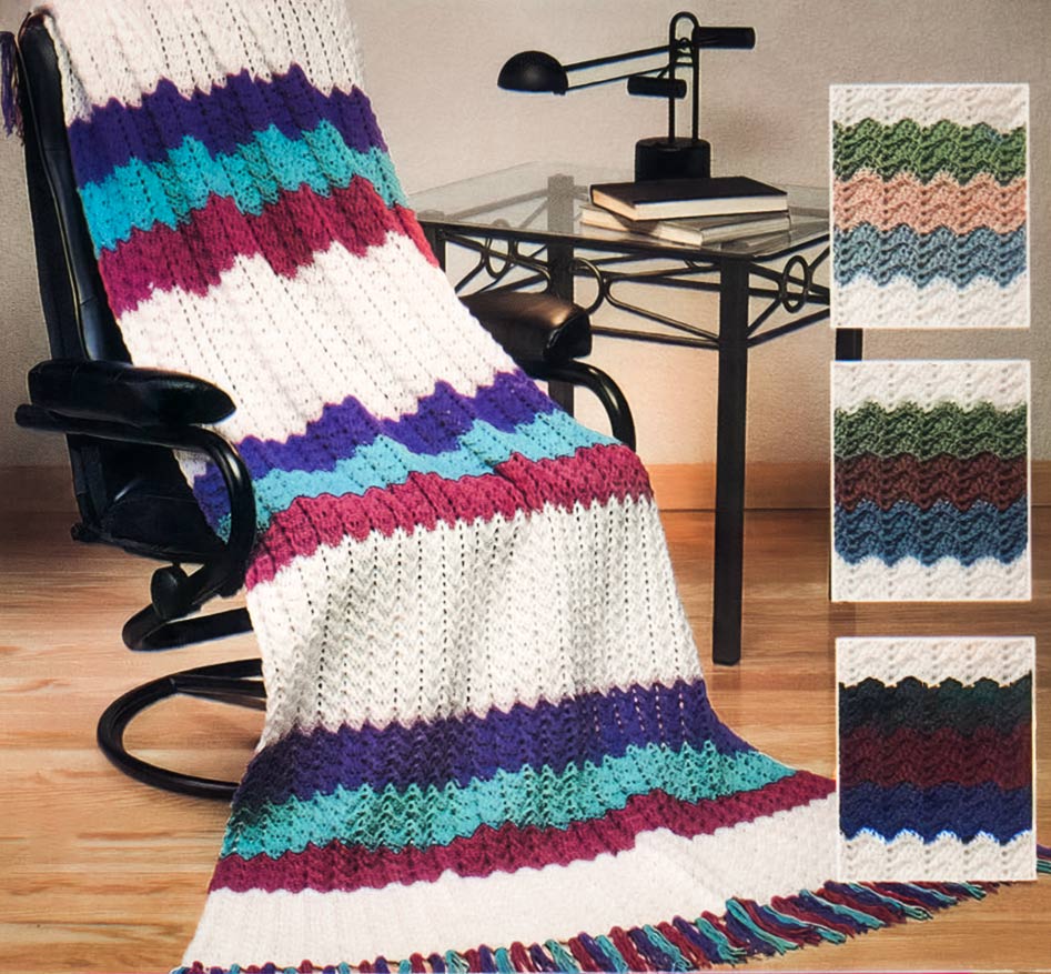 Bright & Beautiful Afghan Pattern