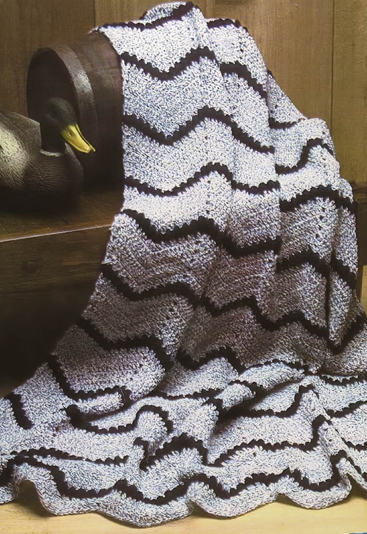 Country Ragg Ripple Afghan Pattern