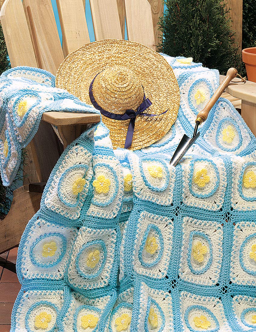 Silhouette Afghan Pattern