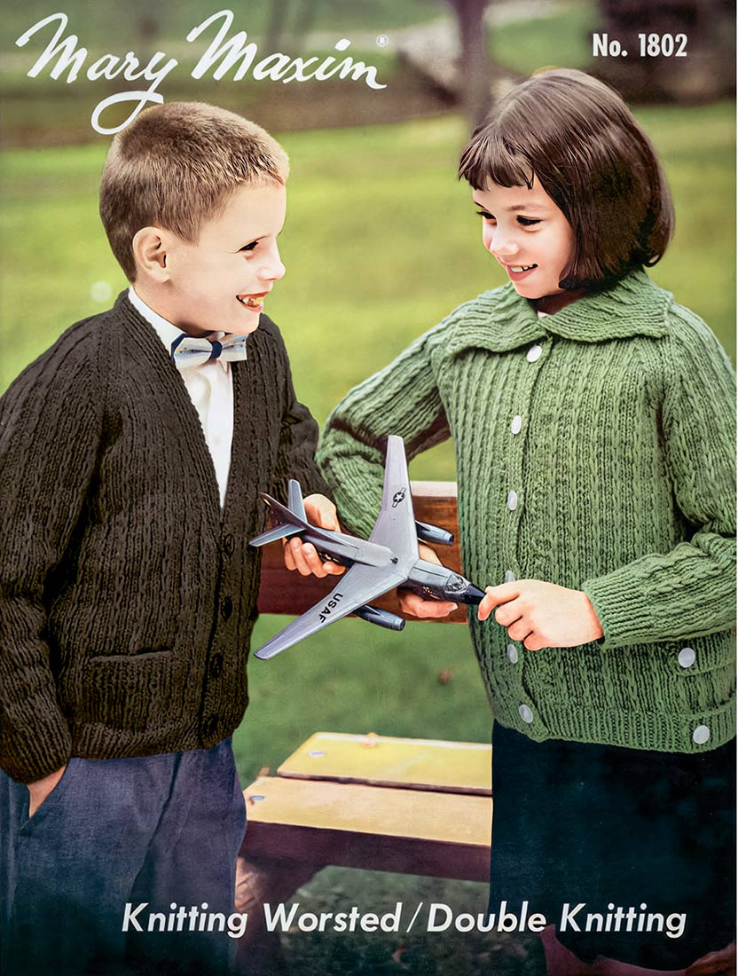 Patrón de suéteres y cárdigans para niñas o niños