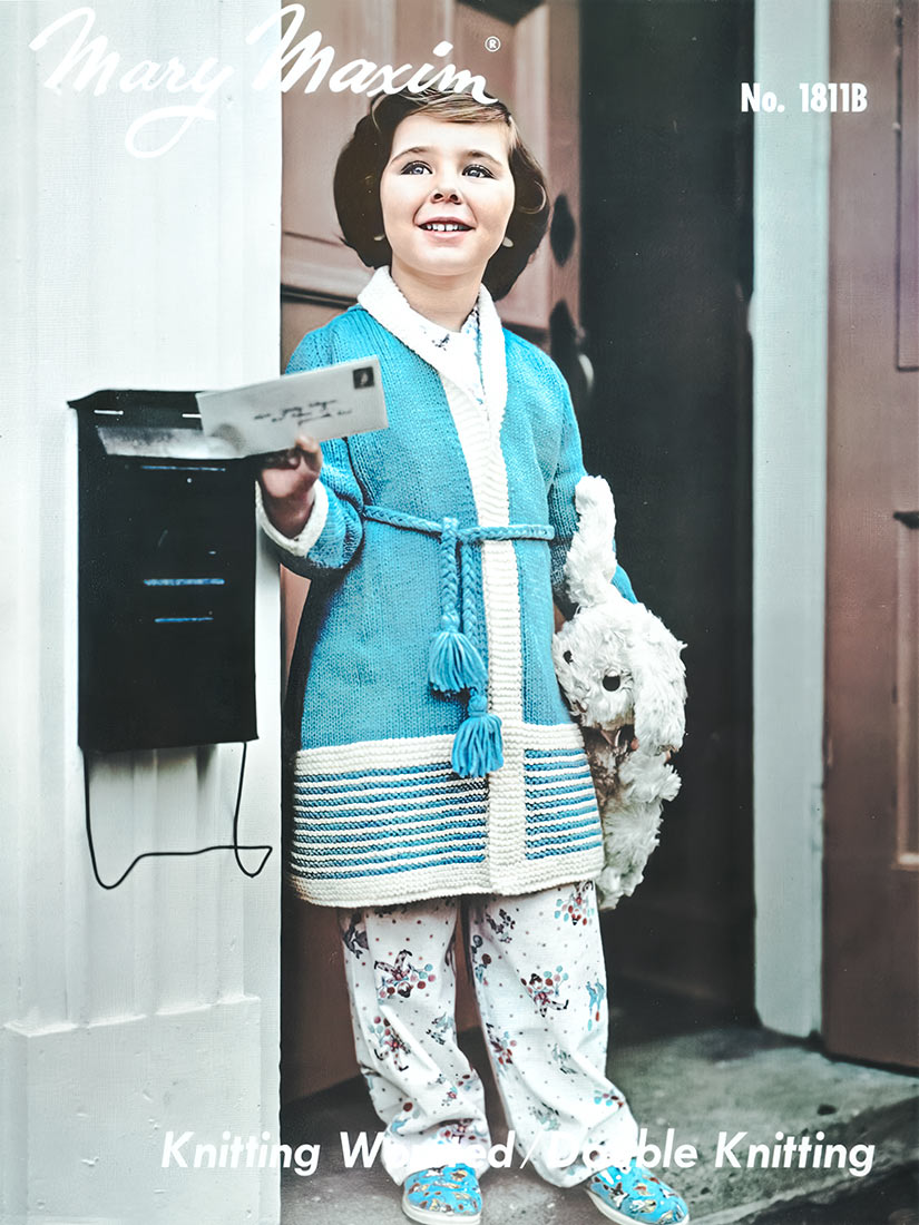 Dressing Gown for Boy or Girl Pattern