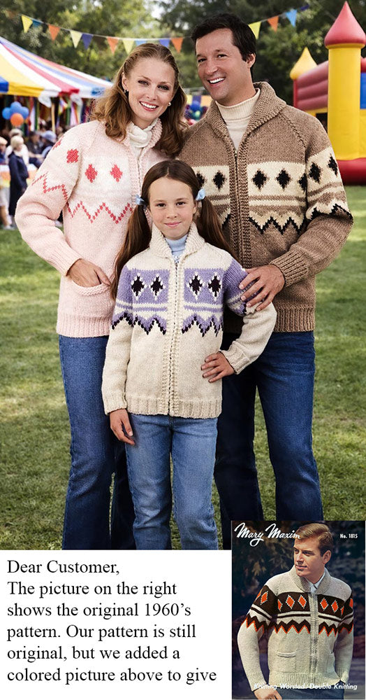 Men's Sanarac Cardigan Pattern