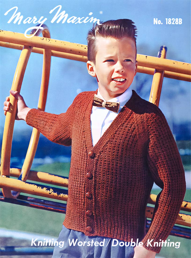 Patrón de cárdigan para niños