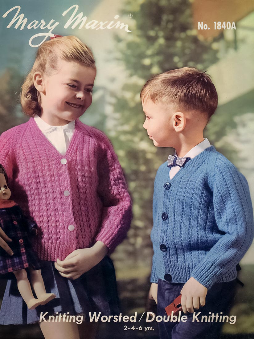 Patrón de cárdigan para niña o niño