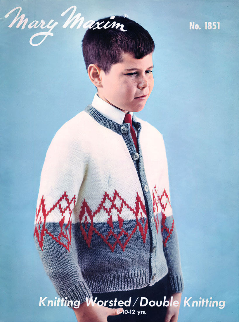 Diamond Design Cardigan Pattern