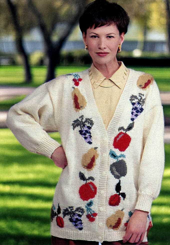 Fruit Cardigan Pattern