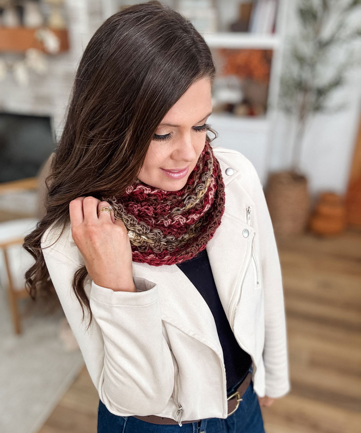 Chunky Suzette Infinity Scarf