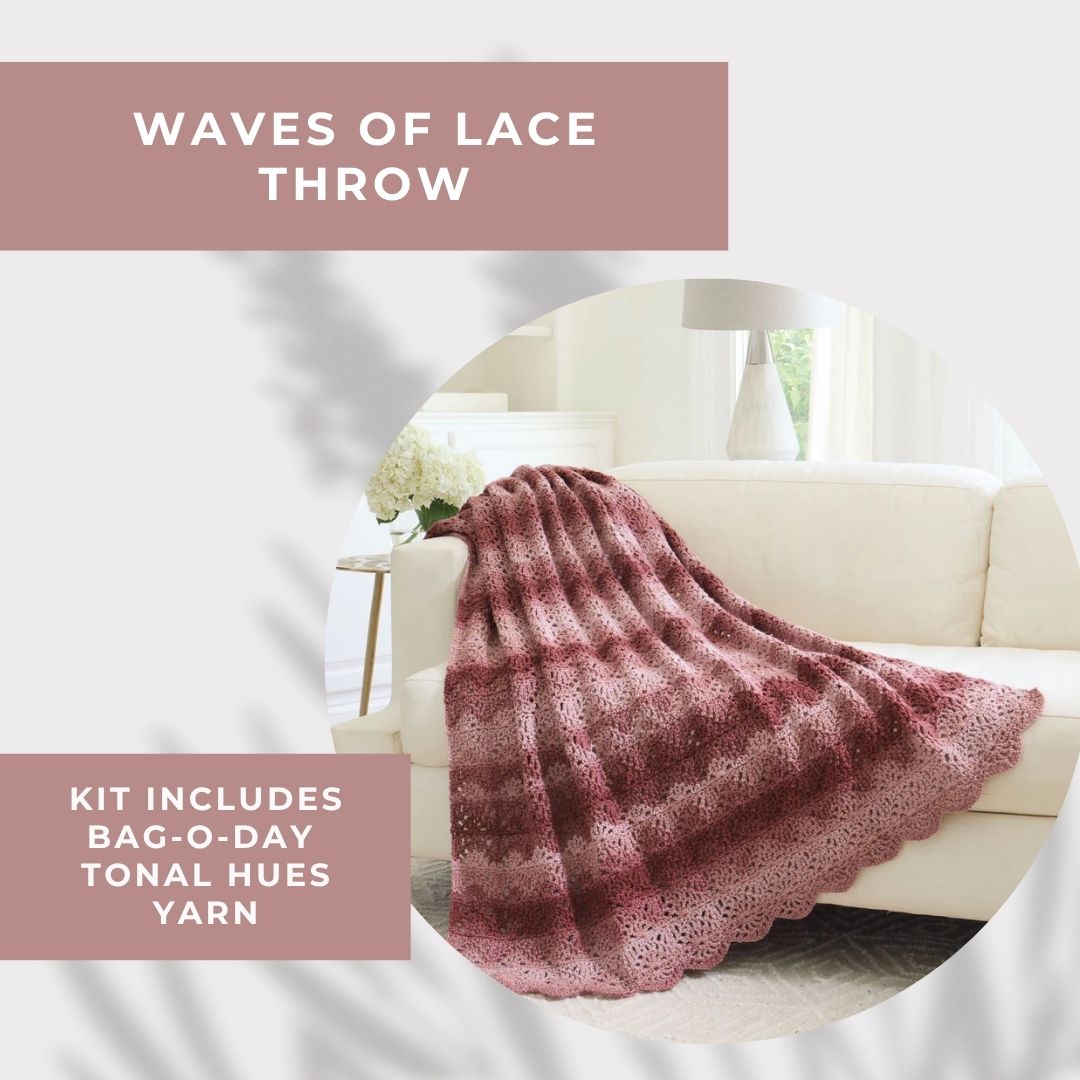Waves of Lace Throw