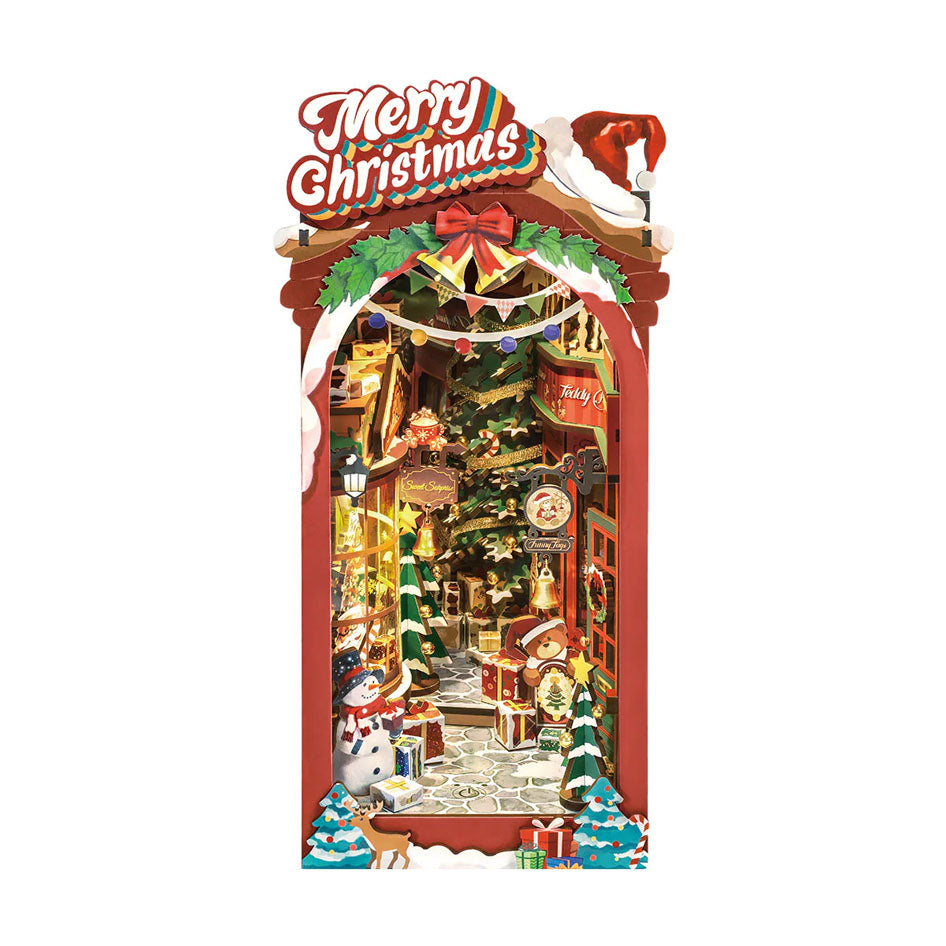 Christmas Street Book Nook Model Kit