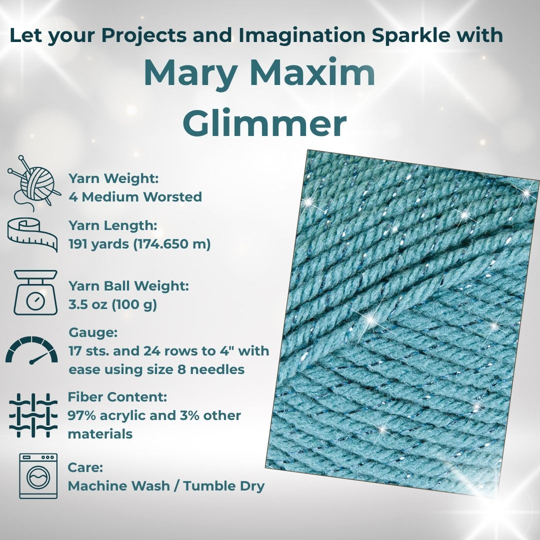 Mary Maxim Glimmer Yarn