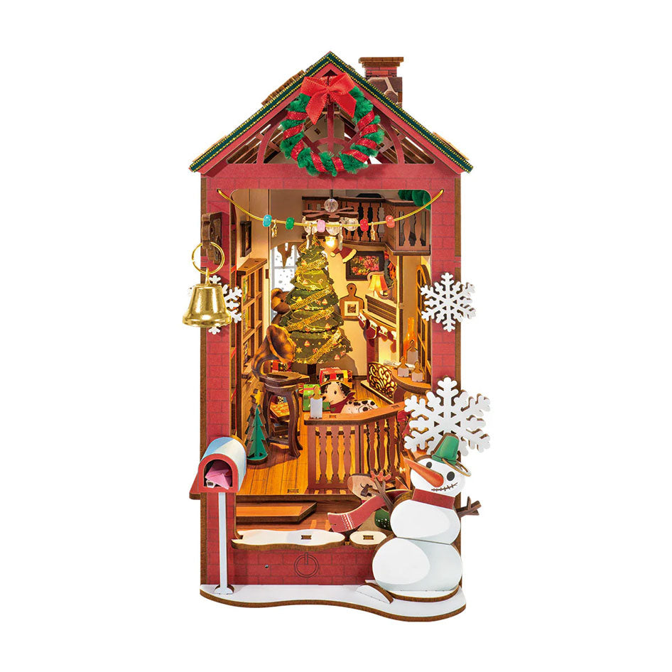 Christmas Indoor Scene Book Nook Model Kit
