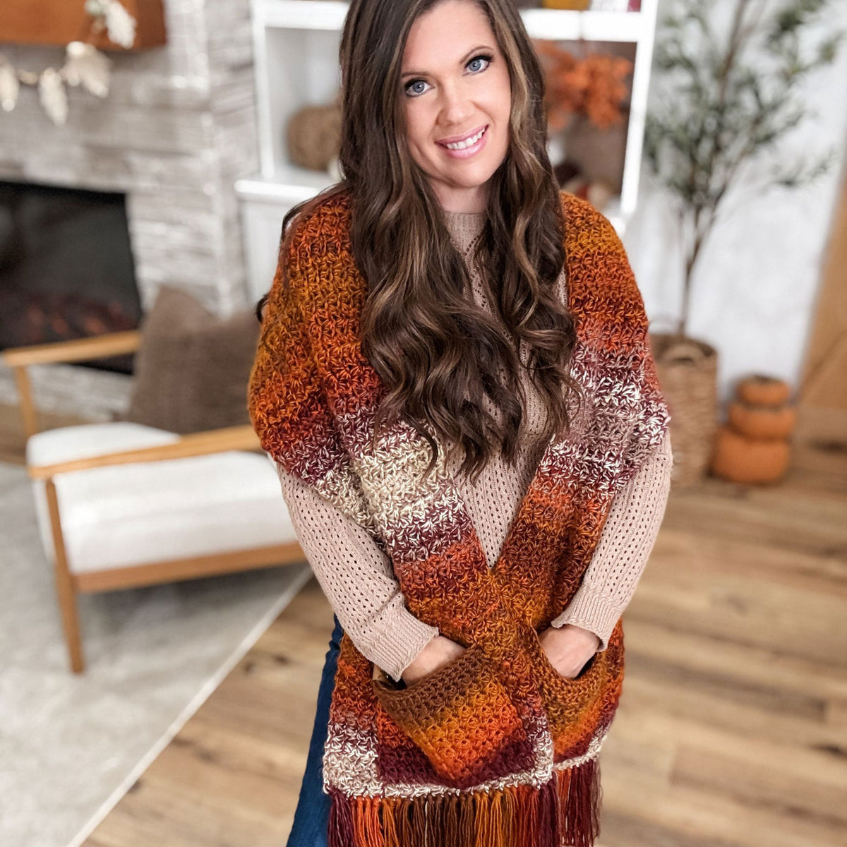 Free People Bohemian Damsel Metallic Beaded Crochet Wrap Belt & Skinny Scarf NWT The Boho Crochet Wrap - All About Ami main image 2
