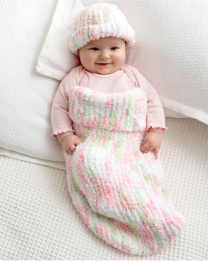 Knit Cocoon and Hat Pattern