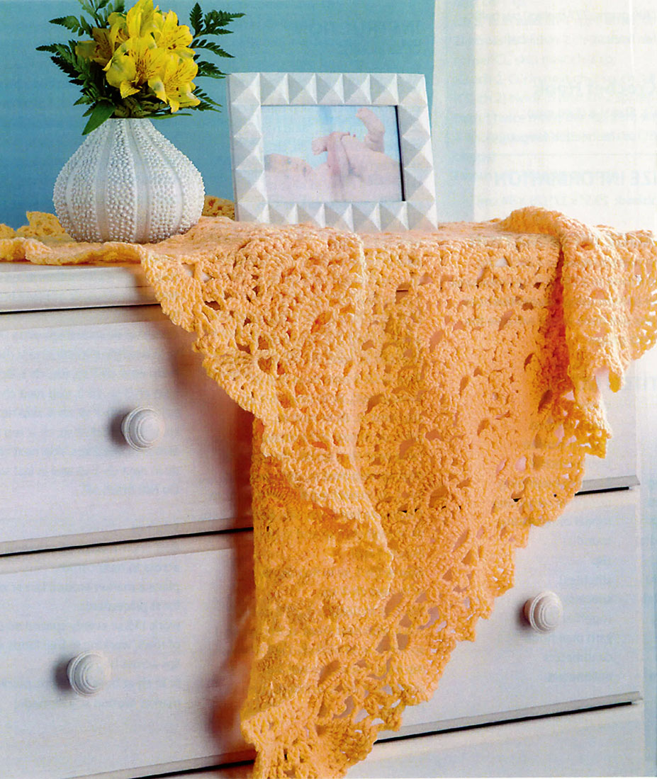 Scalloped Baby Blanket Pattern