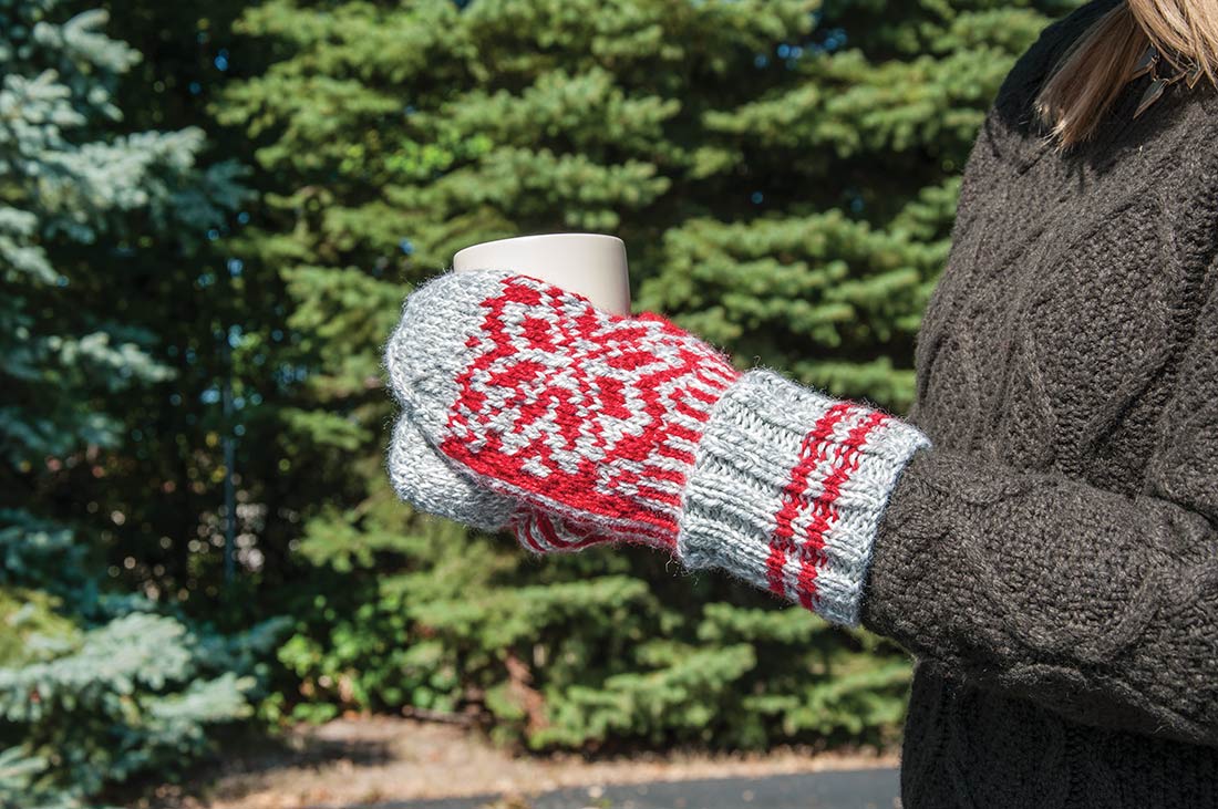 Fair Isle Mitt Pattern