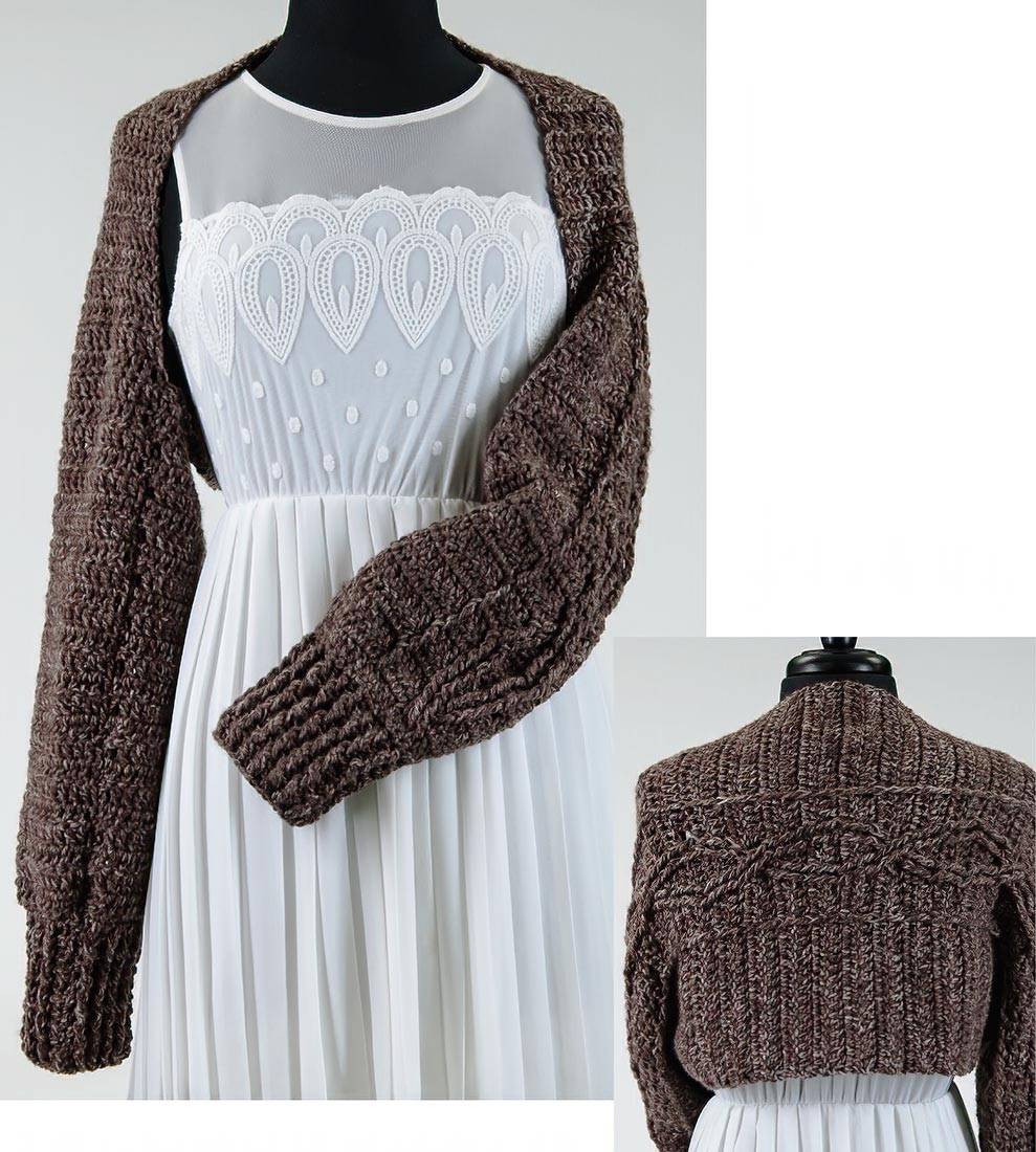 Cabled Shrug Pattern