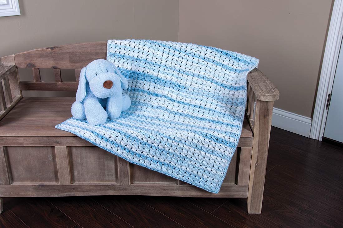 Slanted Baby Blanket Pattern