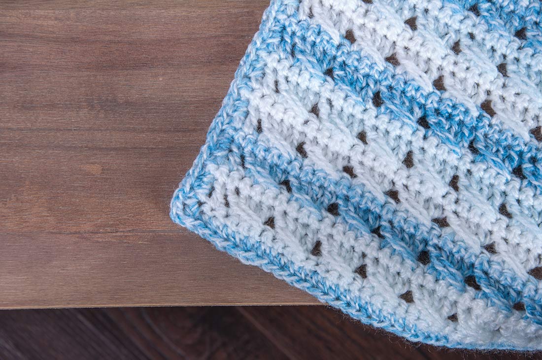 Slanted Baby Blanket Pattern