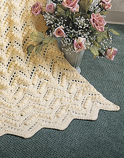 Popcorn Ripple Afghan Pattern