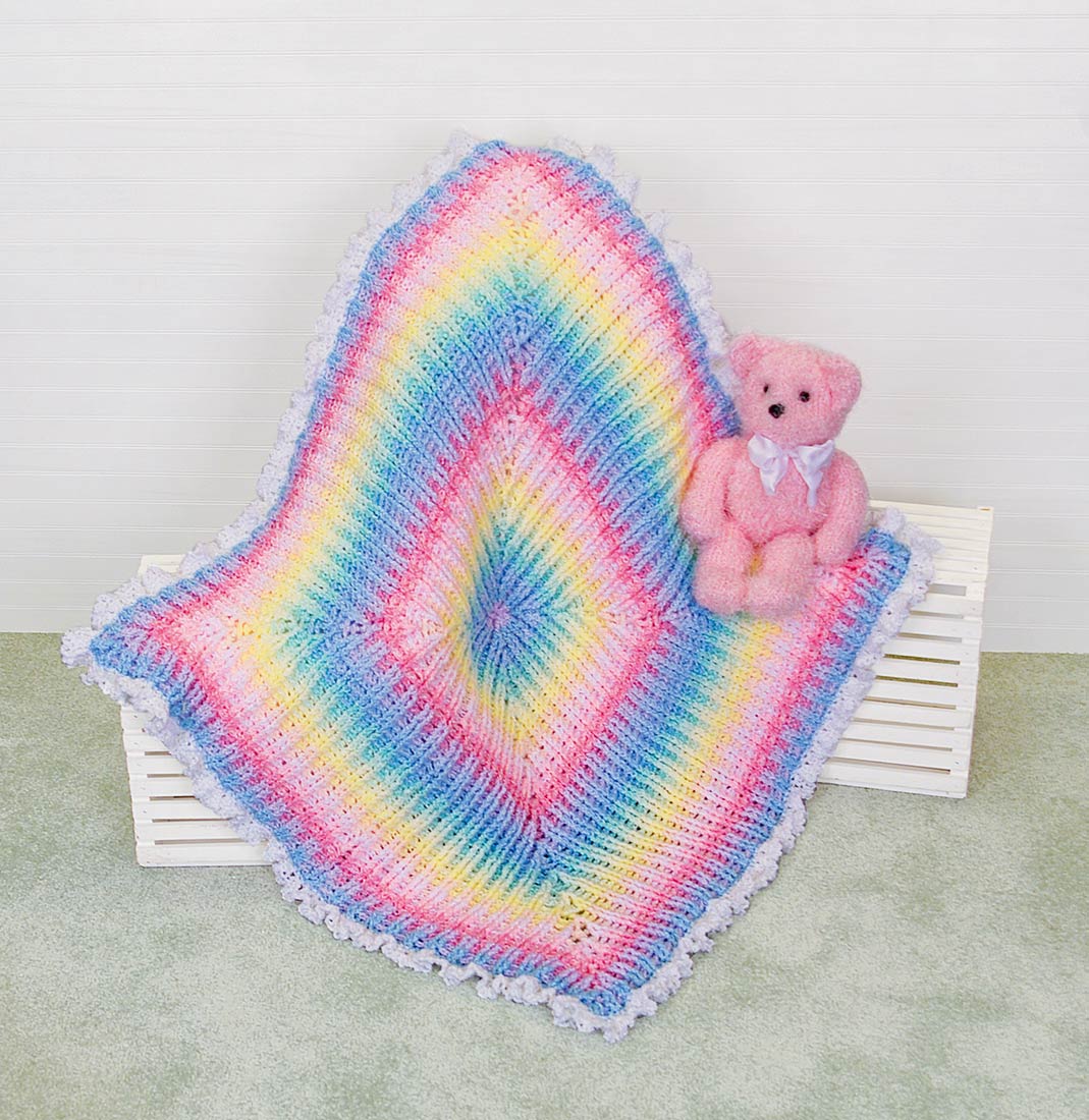 Colors of the Rainbow Blanket Pattern