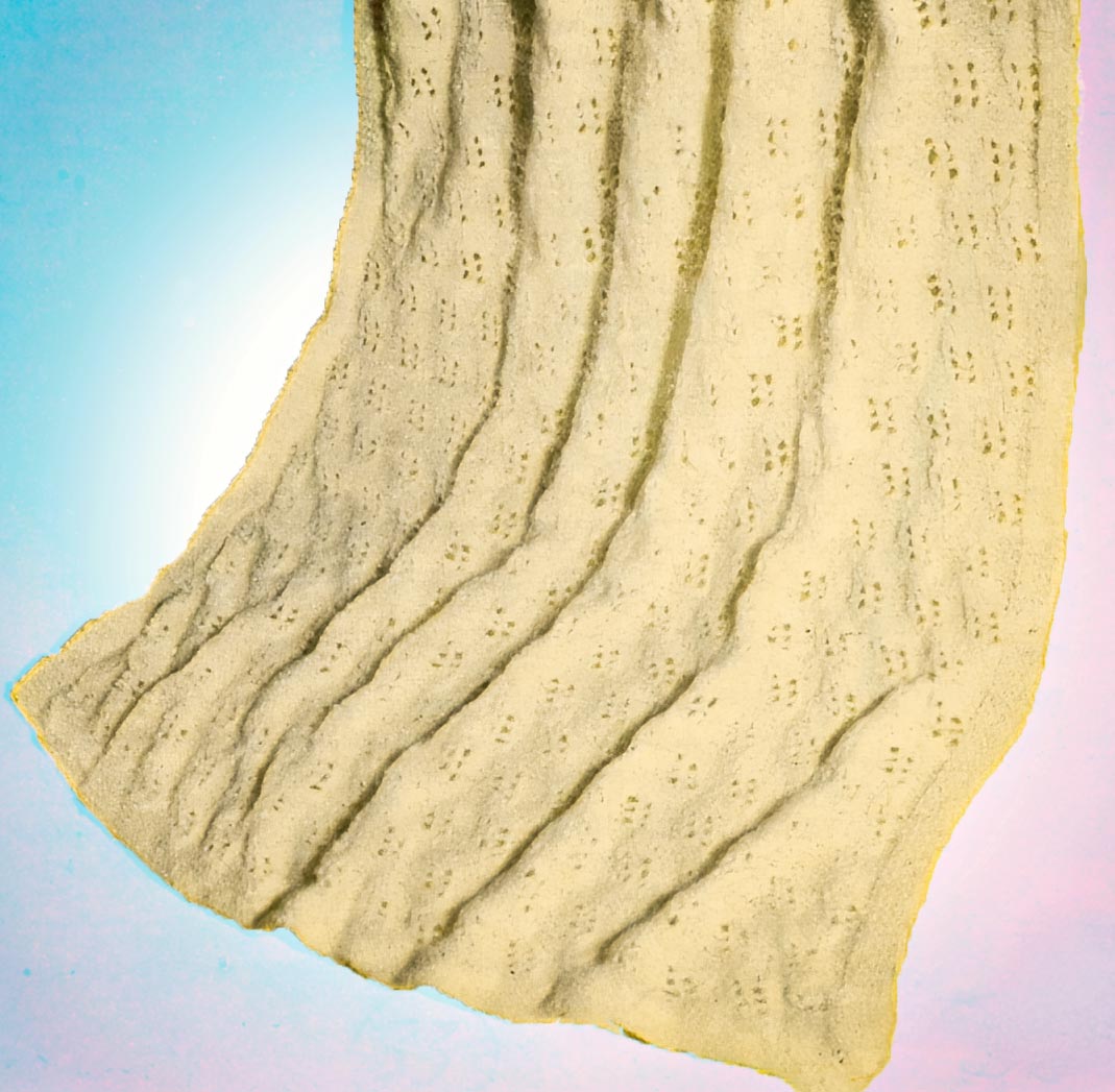 Modèle de châle pour bébé