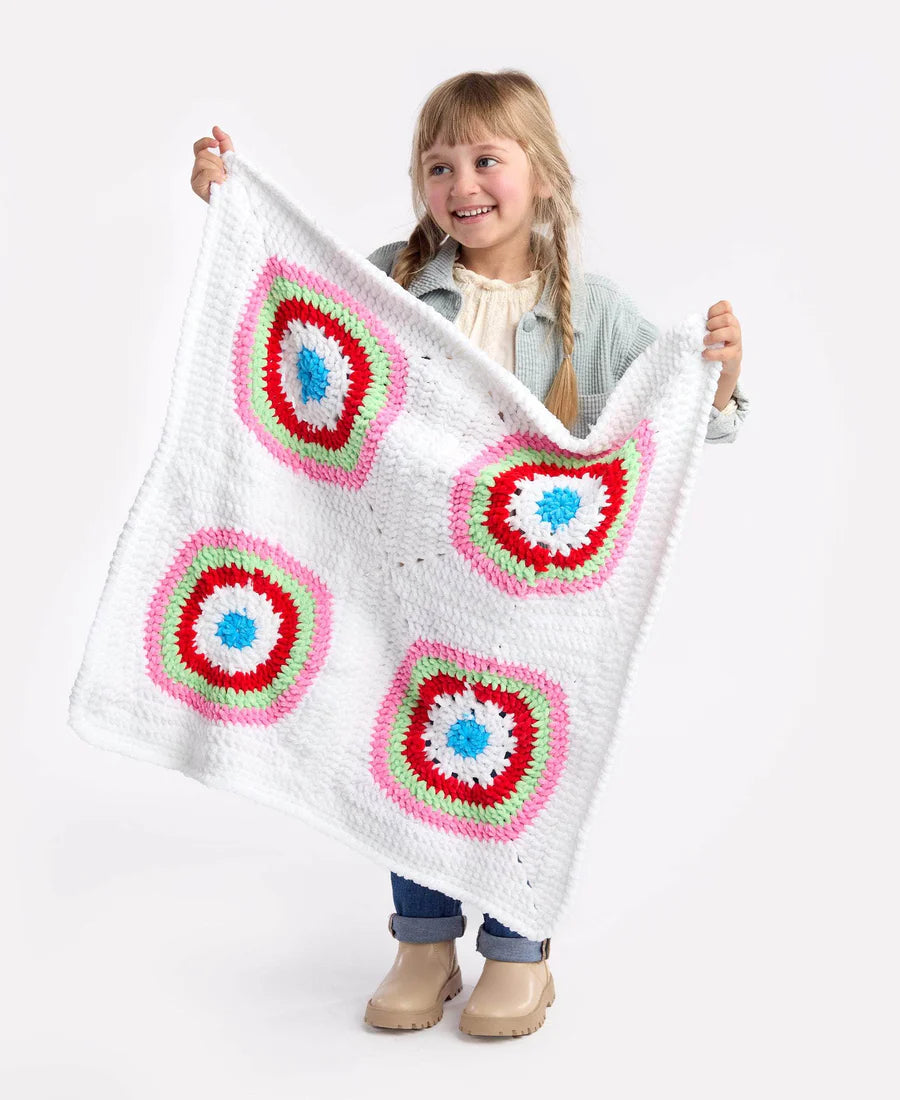Free Whirl and Twirl Blankie Pattern
