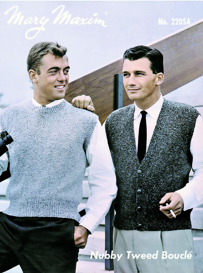 Men's Pullover and Vest Pattern