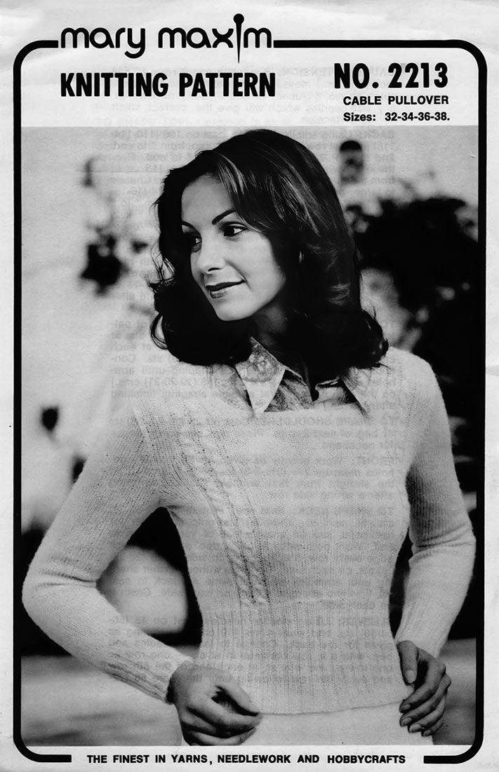 Patron de pull torsadé pour femme